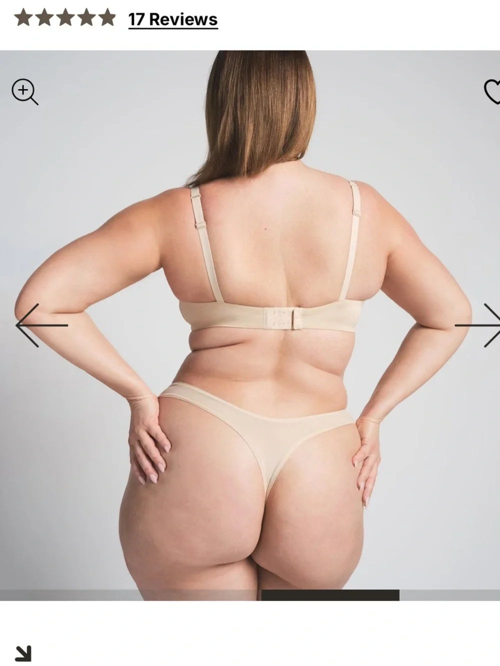 Skims Wireless Form T-Shirt Demi Bra - Sand - 36DD - Picture 3 of 7